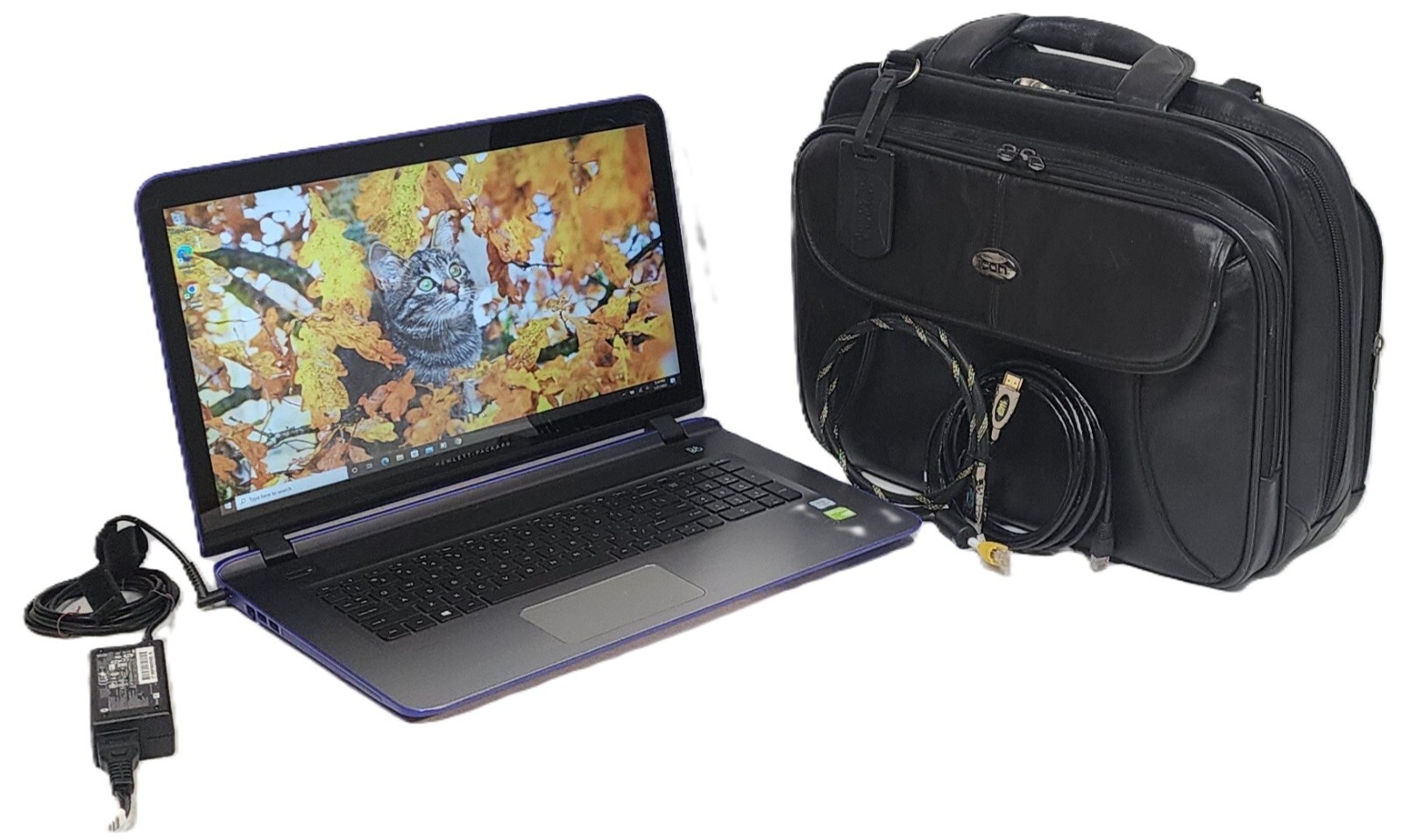 HP Pavilion Notebook 17″ Intel i7-6500U @ 2.5GHz 16GB RAM 256GB HDD Win 10+Case