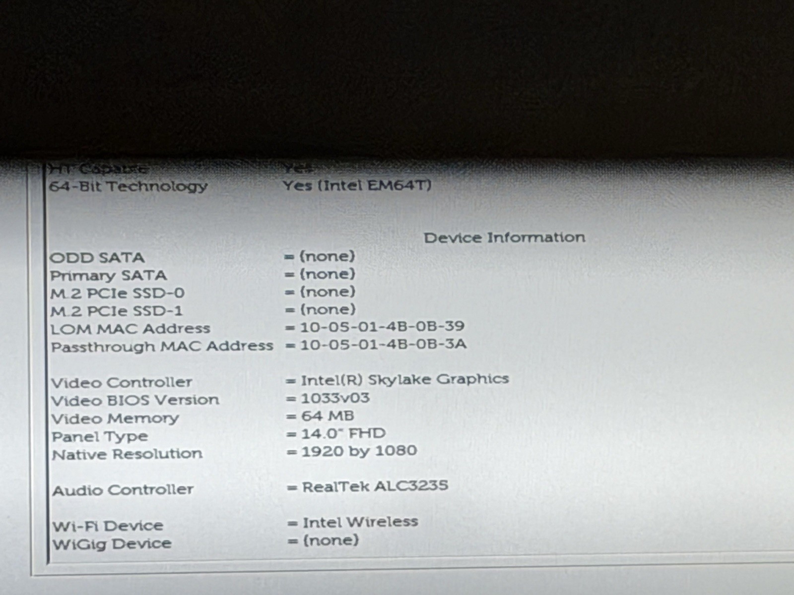 Dell Latitude 14 Rugged 5414(i5-6300U, 8GB RAM, Boot To Bio)NO HD/CADDY/ADAPTER