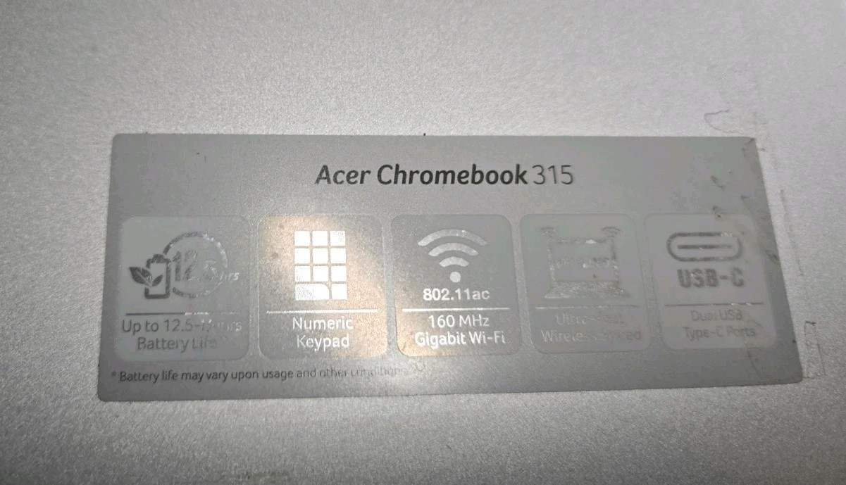 Acer Chromebook CB315-3H For Scrap