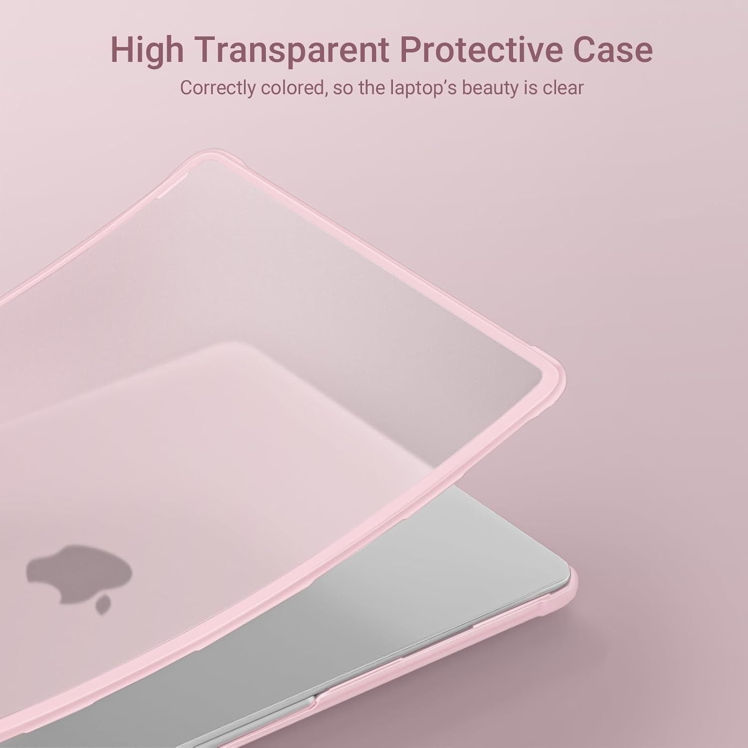 14″ MacBook Pro Case for M5 M4 M3 M2 M1 (2021-2026), Pink, Anti-Scratch & Finger
