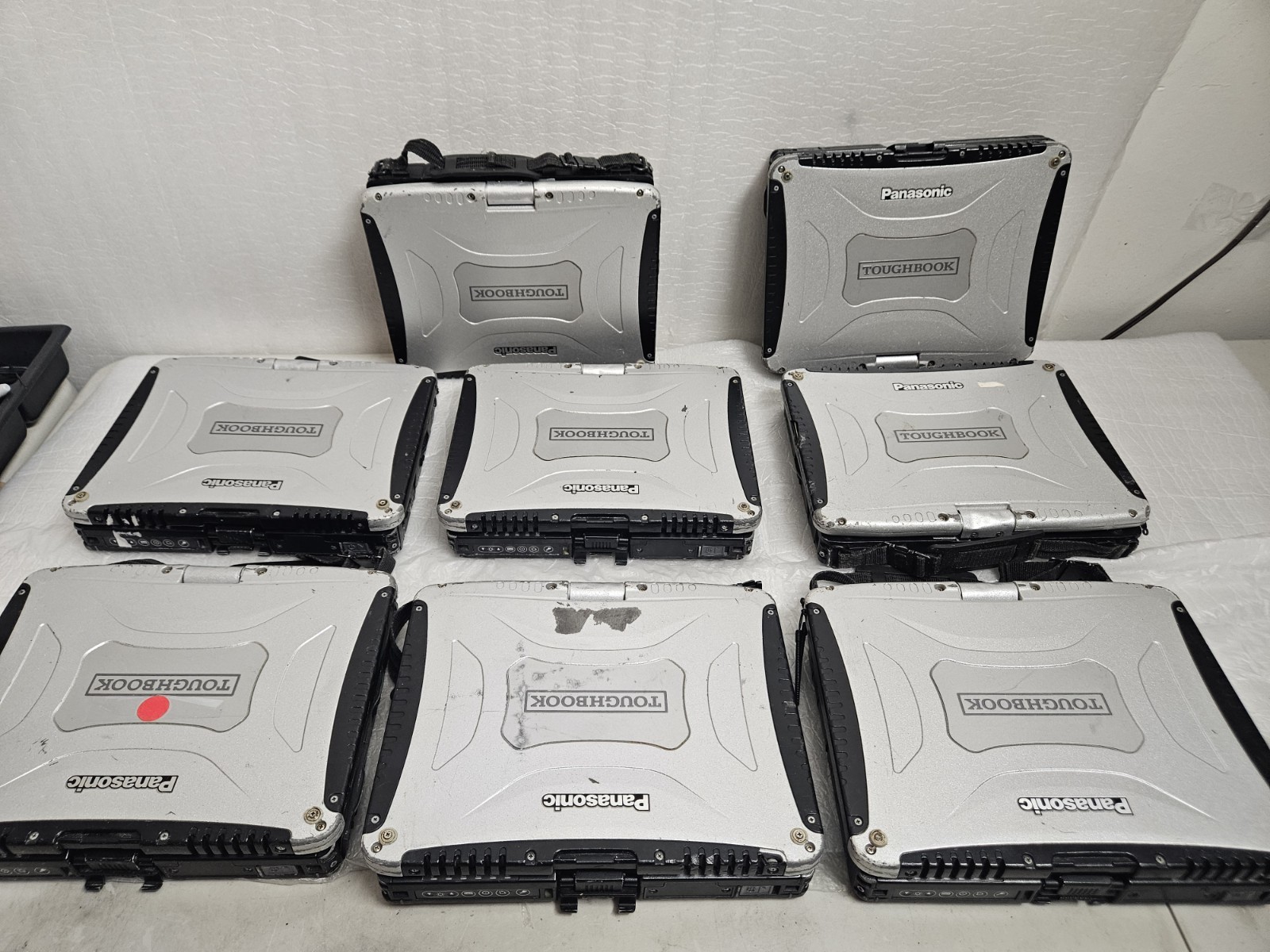 Lot Of 8 Panasonic Toughbook CF-19, i5-3610ME @ 2.7GHz, Tested Grade C
