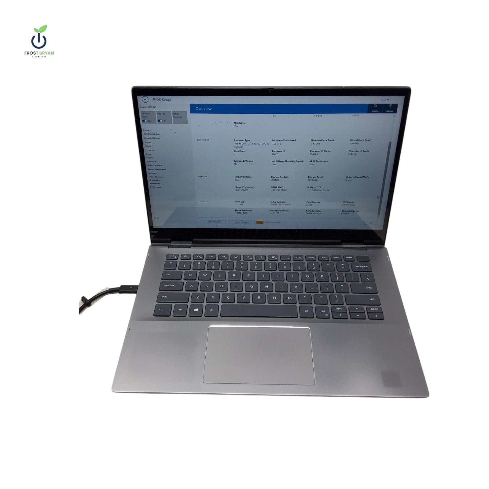 DELL Inspiron 5400 2n1 Laptop i5-1035G1 8GB 256GB SSD No OS Grade C [READ]