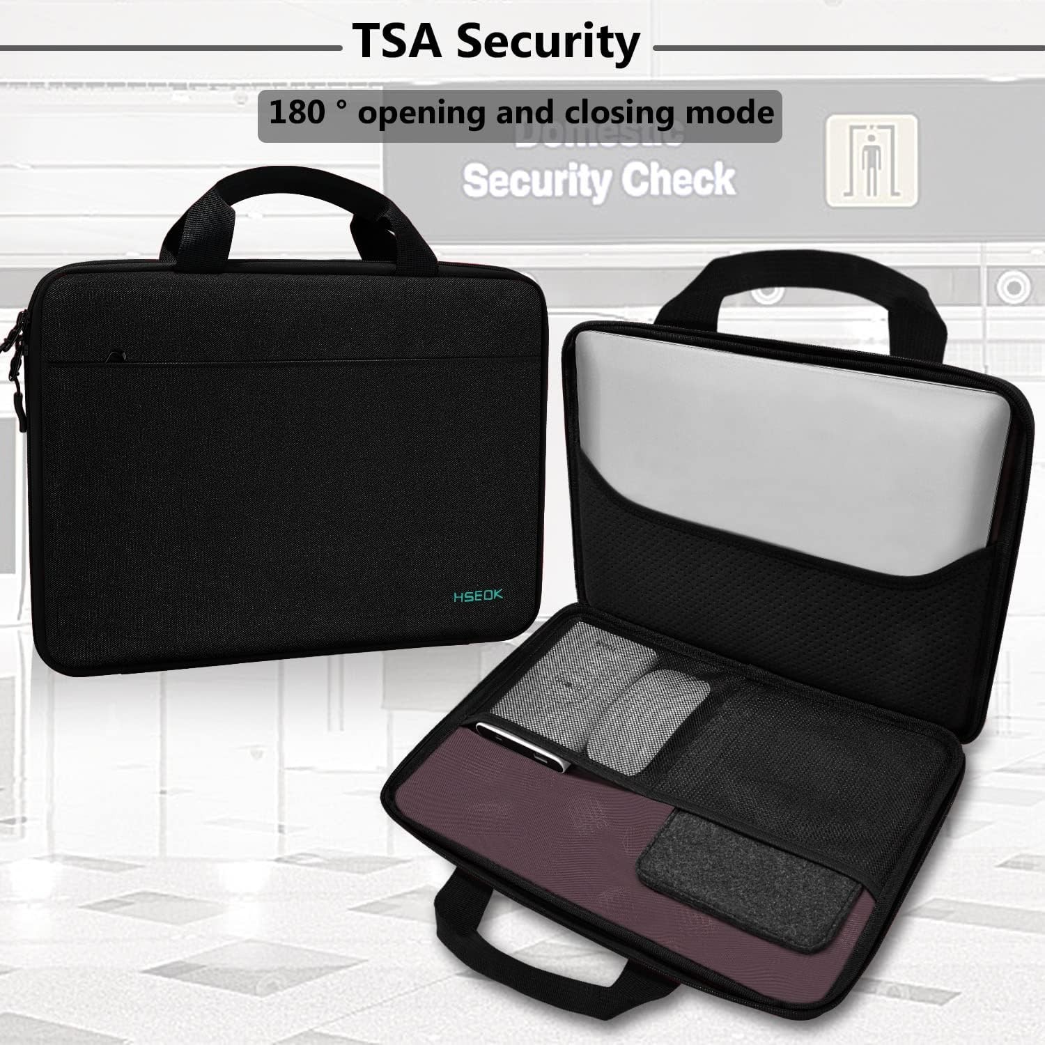 13-14 Inch Laptop Sleeve Briefcase for MacBook Pro 14 M5/M4, All Models Compatib