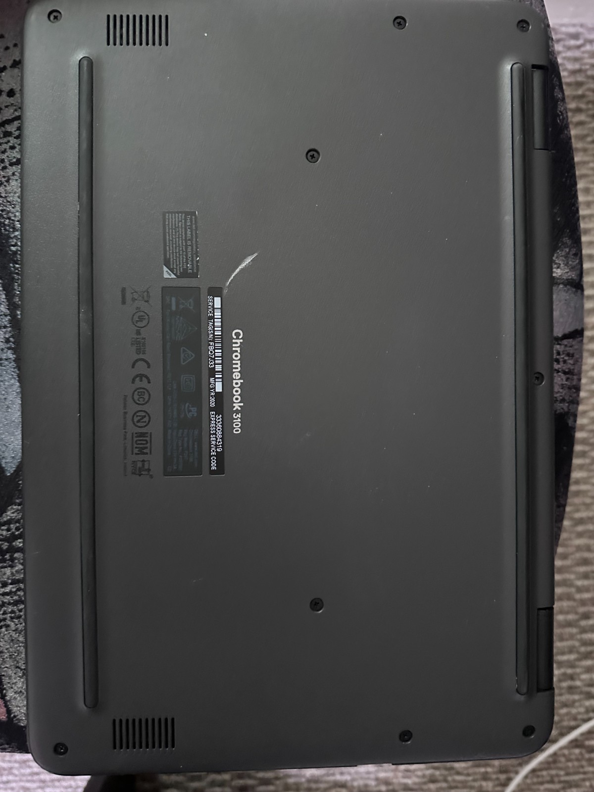 Dell Chromebook 3100 2-in-1 11.6″ Touchscreen Laptop 4GB RAM 32GB SSD WiFi Webca