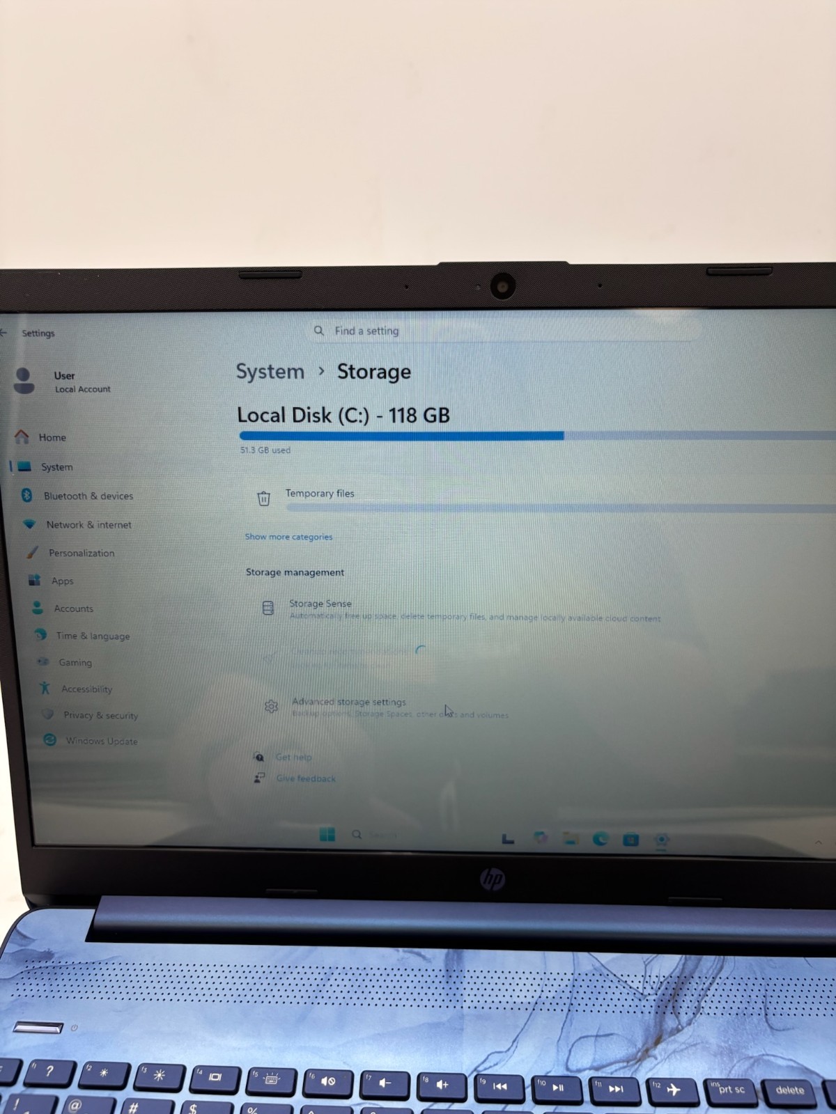 HP Laptop 15-dy0xxx 15.6″ 128 GB SSD 4 GB RAM Celeron N4120 Windows 11 Home