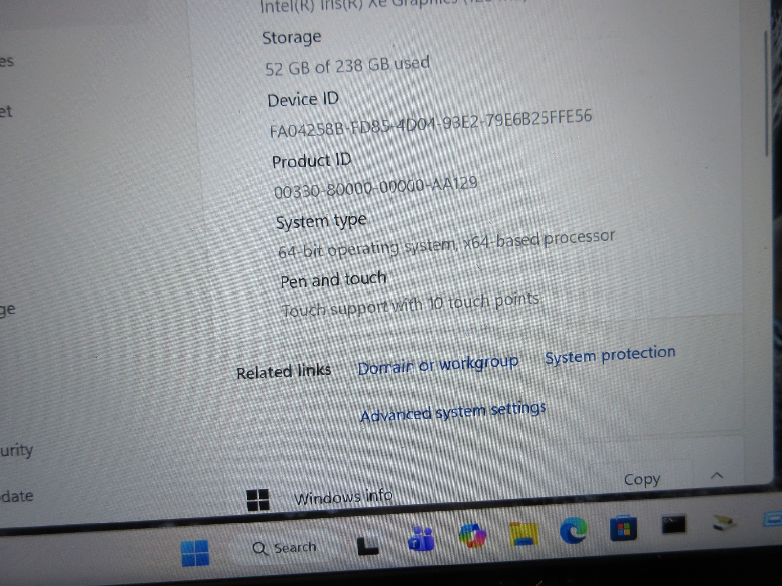 Dell Latitude 7420 i5-1145G7 16GB RAM 256GB NVMe Win11 Pro 1920X1080 TOUCH B-