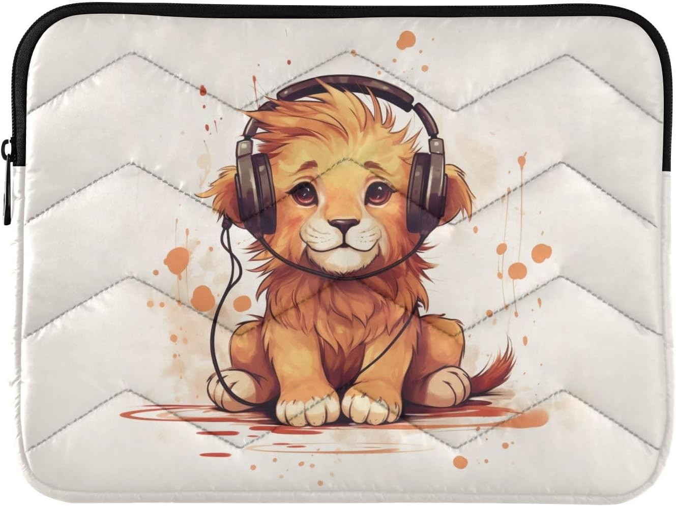 Cartoon Lion Laptop Sleeve Bag for 15.6 16 Inch Notebook/Laptop/Tablet Computer