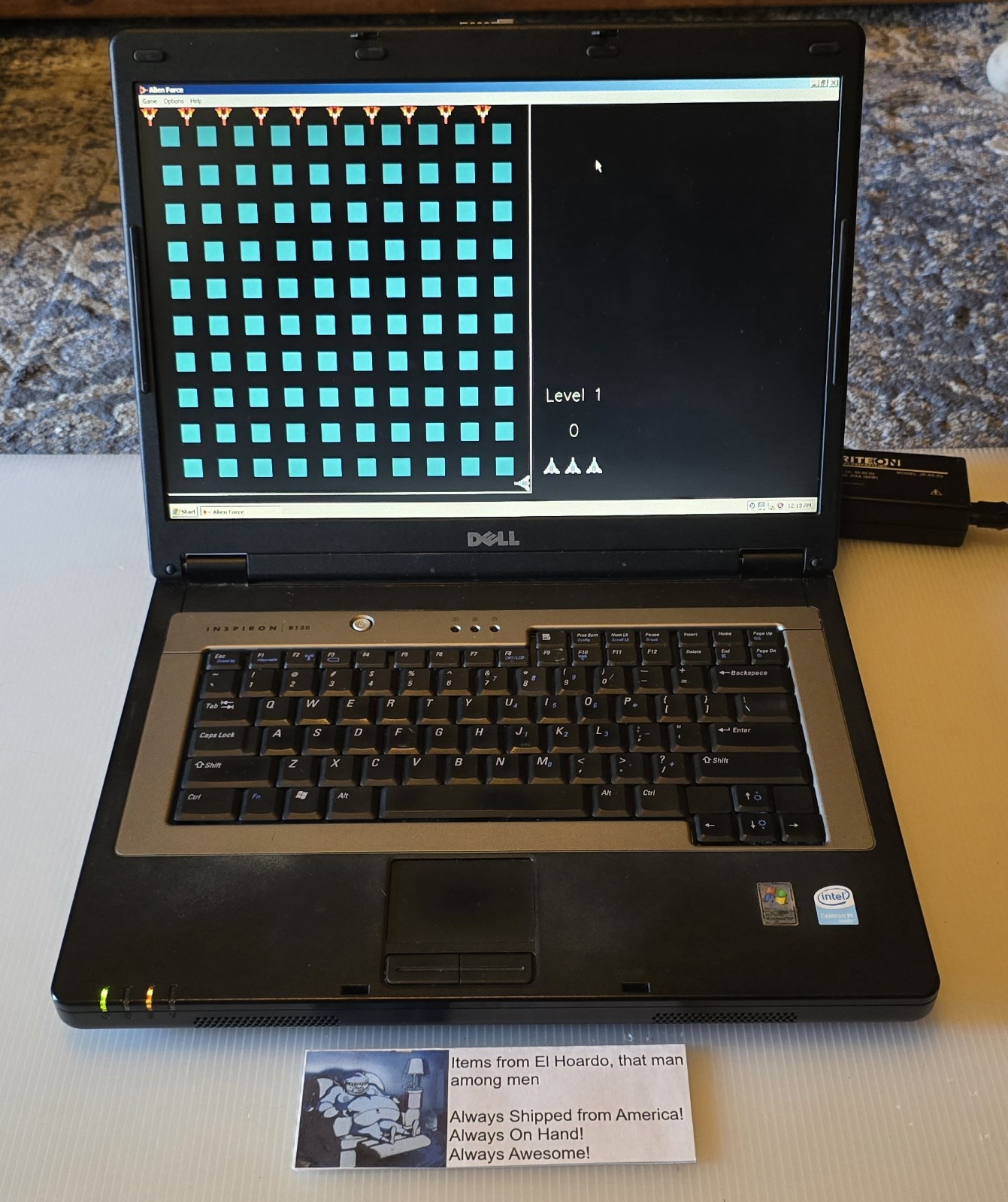 Dell Inspiron B130 Laptop 1GB Ram 40GB HDD 1.50 Ghz Celeron M Windows XP DVD