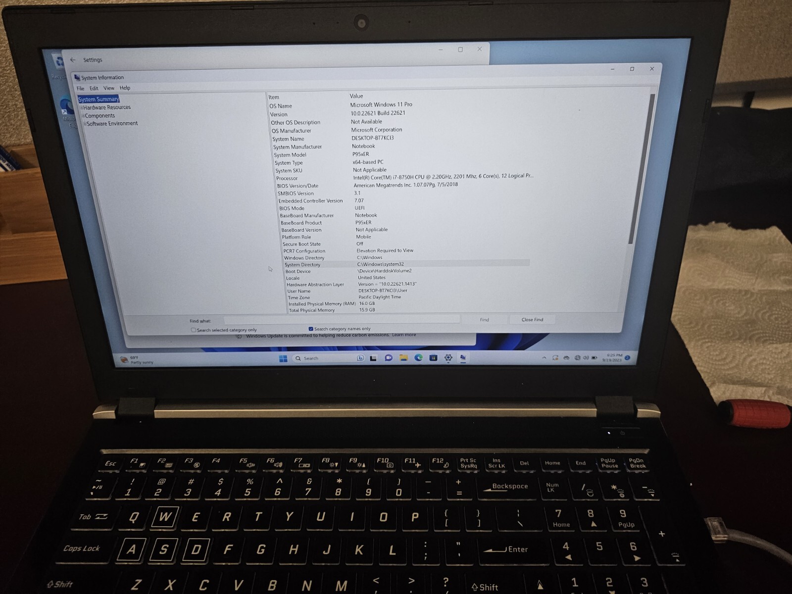 Prostar Gaming Laptop Intel Core i7, 16GB DDR4 RAM, GTX 1070, 512GB SSD + 1TB HD