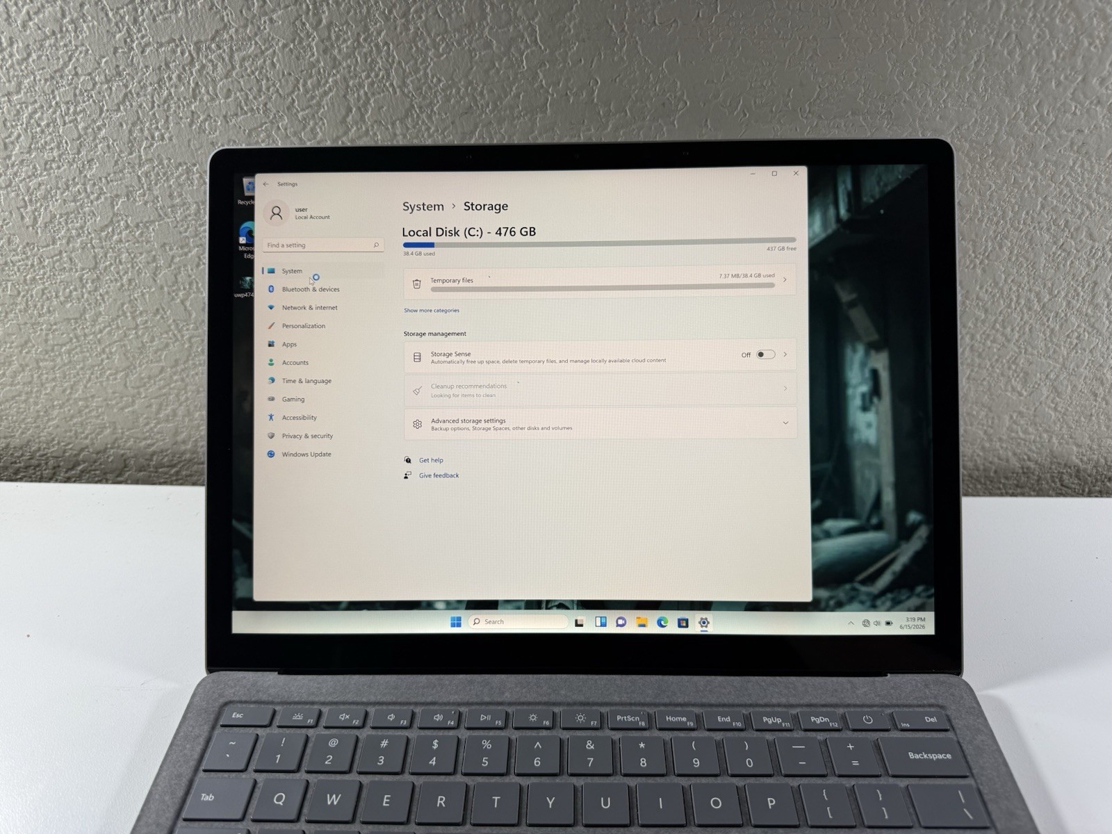 Microsoft Surface Laptop 5 13.5” 1950 Intel Core i7-1265U 16GB RAM 512GB NVME