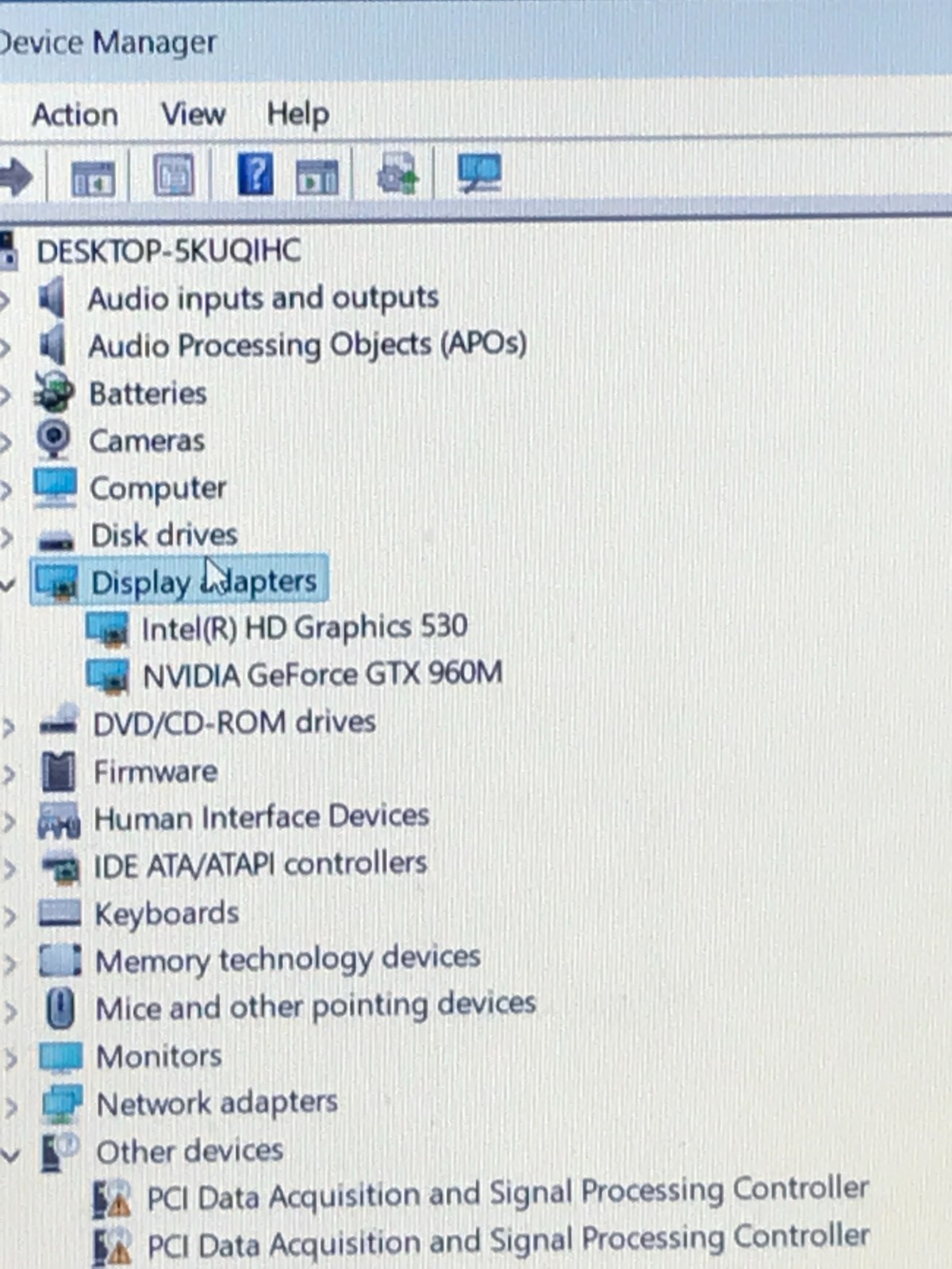 ASUS ROG ZX50V i7-6700HQ@2.60GHz 8GB RAM 256GB SSD W11H GEFORCE GTX 960M BACKLIT