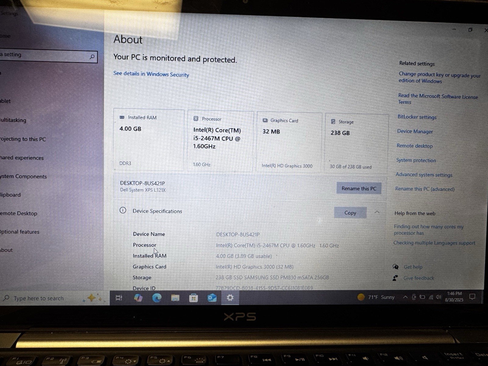 [FPNW] Dell XPS 13 L321X 13″ Intel Core i5 2nd Gen 1.6ghz 4GB RAM 128GB SSD