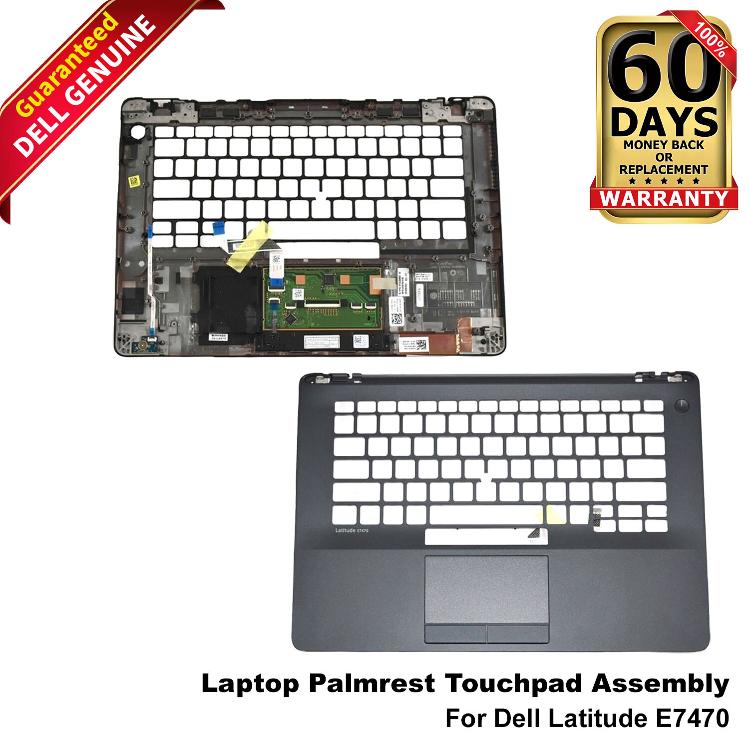 Dell Latitude E7470 Dual Point Laptop Palmrest Touchpad Assembly 9VXX8