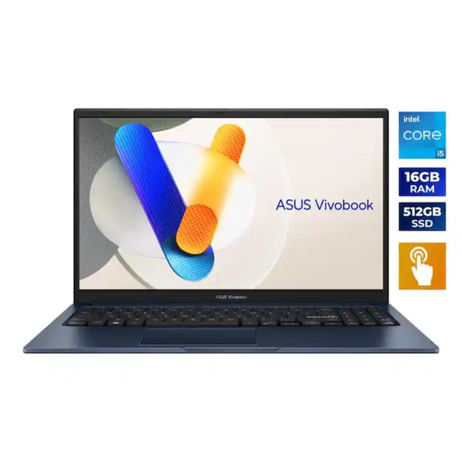 ASUS VivoBook 15.6″ FHD Touch Intel i5-1334U 1.3 GHz 16GB 512GB SSD W11H Laptop