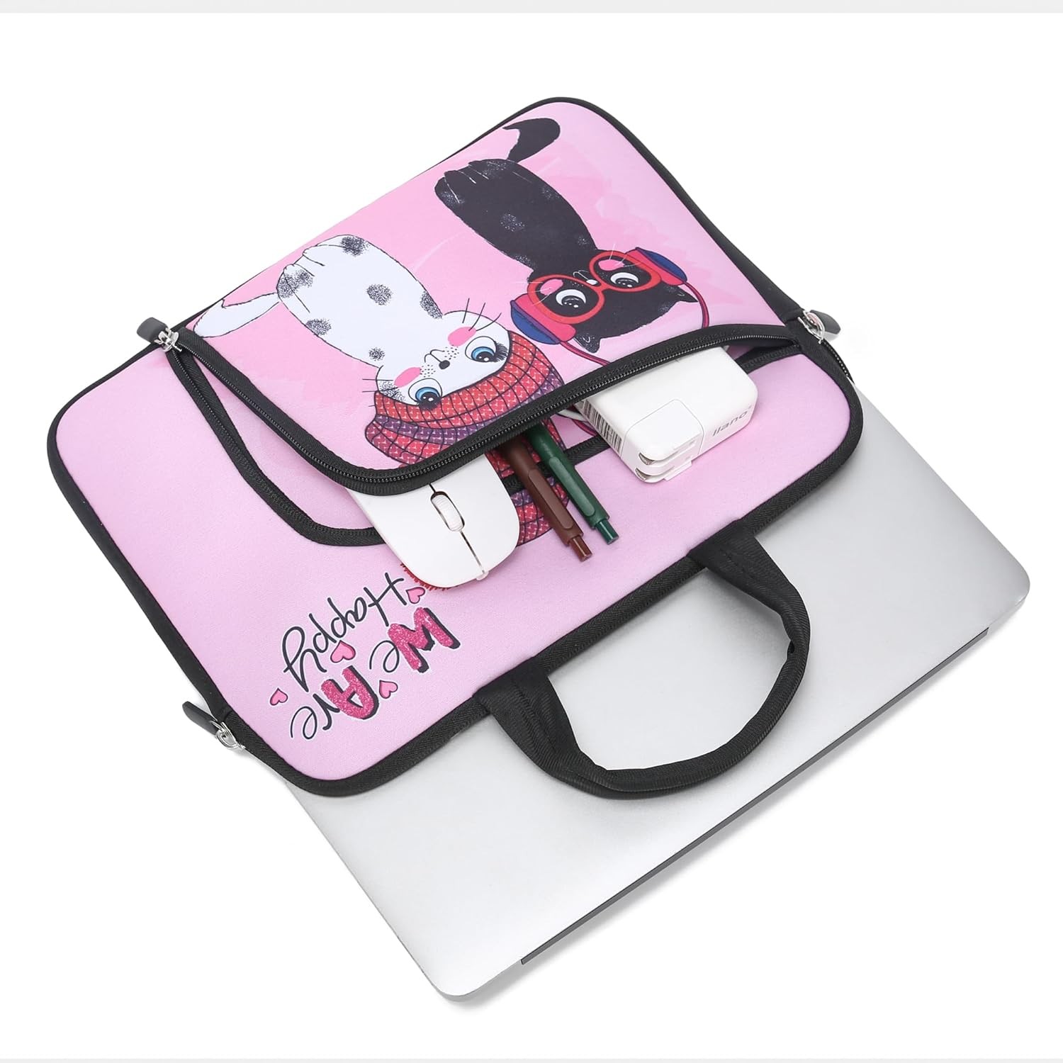15 15.4 15.6 inch Laptop Handle Bag Computer Protect Notebook Sleeve Neoprene Co