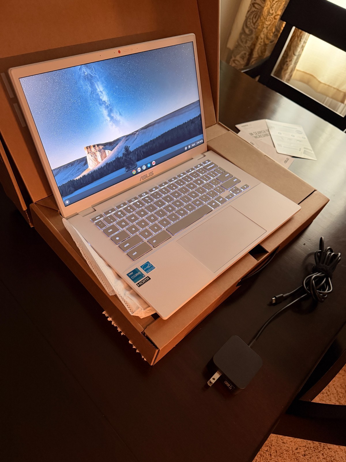 ASUS CHROMEBOOK PLUS CX3402 | INTEL CORE I3-1215U | 128GB | 8GB | ChromeOS w AI