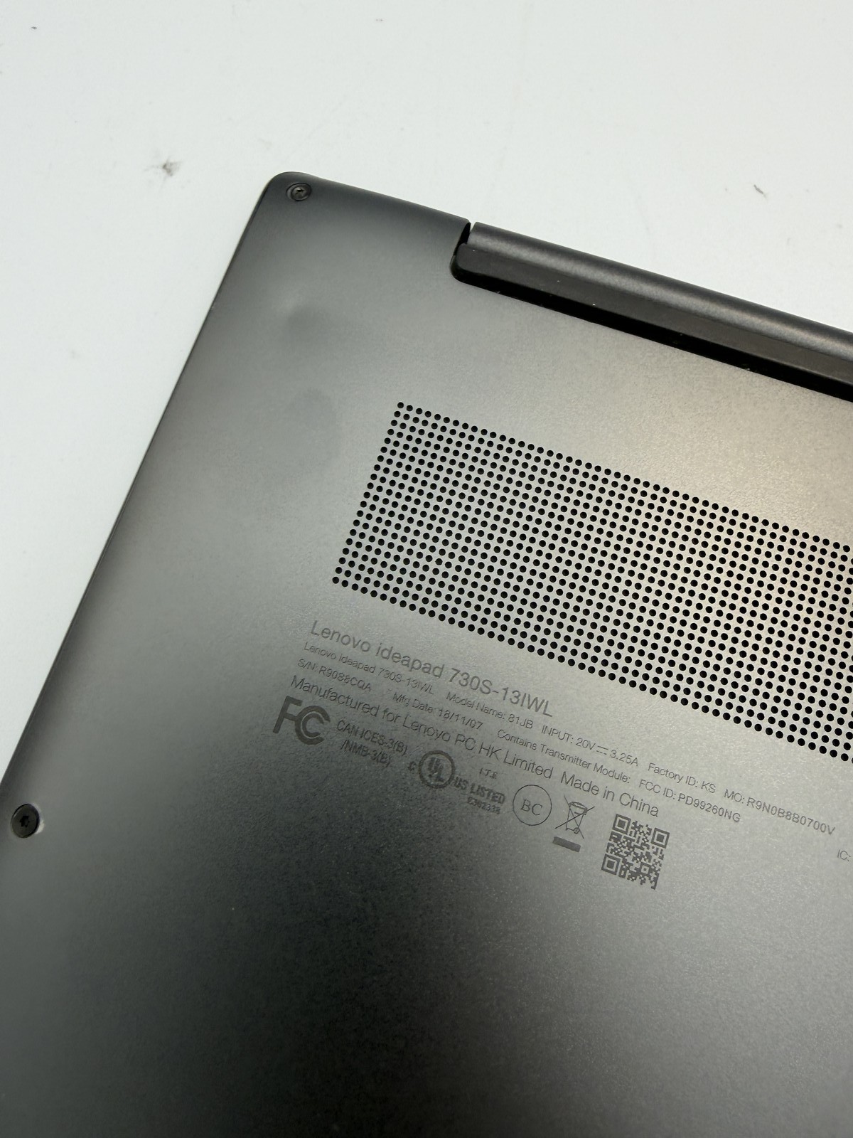 Lenovo IdeaPad 730S-13IWL (2019) Intel(R) Core(TM) i5-8265U @ 1.60 GHz 8GB RAM 1