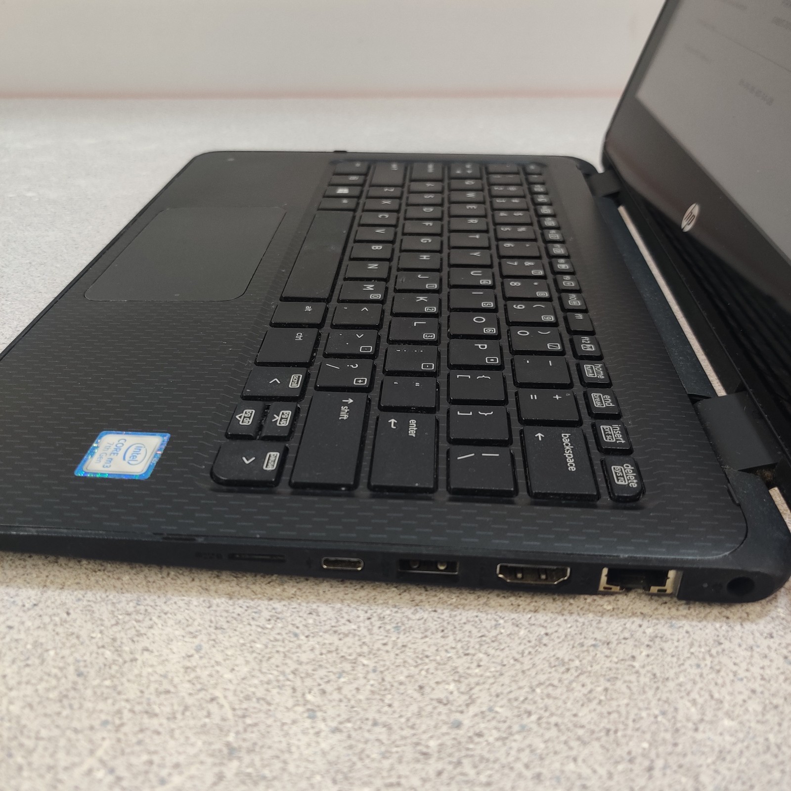 HP ProBook x360 11 G2 EE, Core-m3-7Y30 4GB RAM NO SSD/OS/AC FOR PARTS *READ