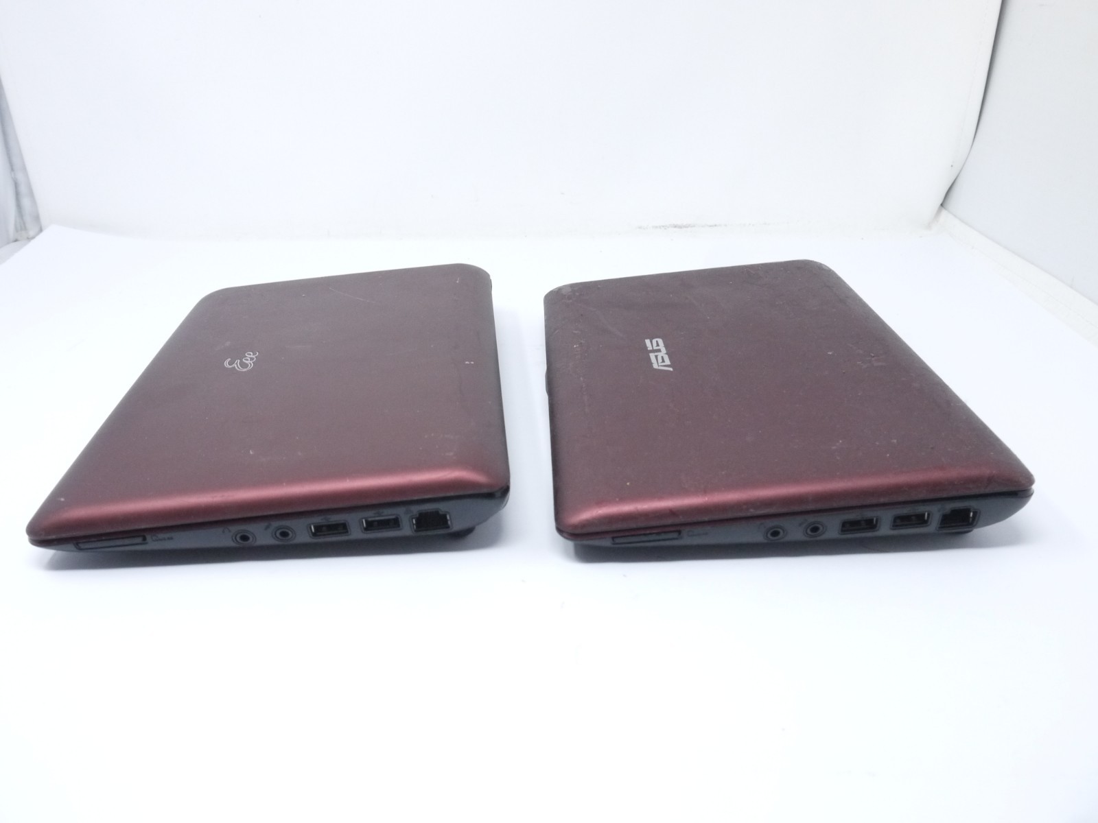 Lot of 2 Working Asus Eee PC 1005HA 10.1″ Atom 160GB / 250GB Netbooks Dead Batt