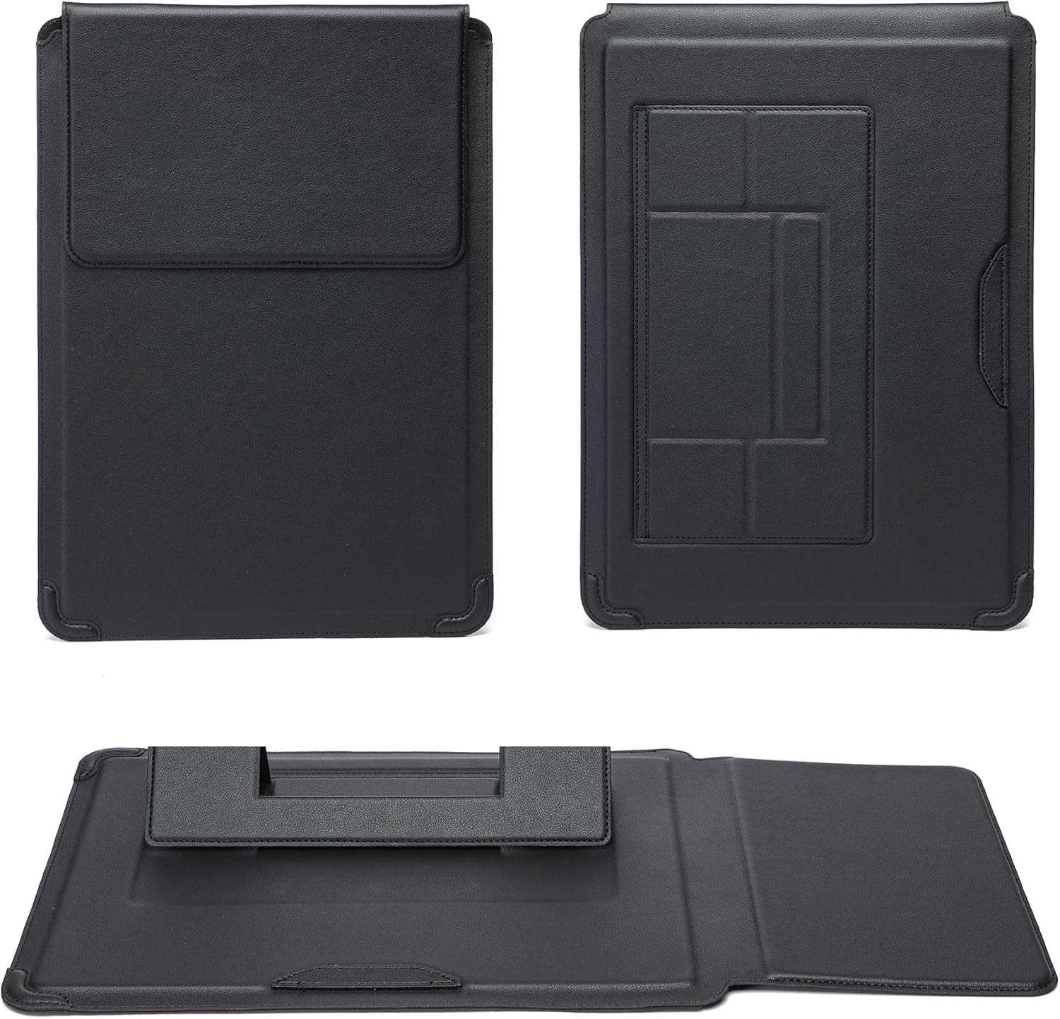 16-Inch Slim Soft Cover Laptop Sleeve Case with Stand for MacBook Pro/Air & More