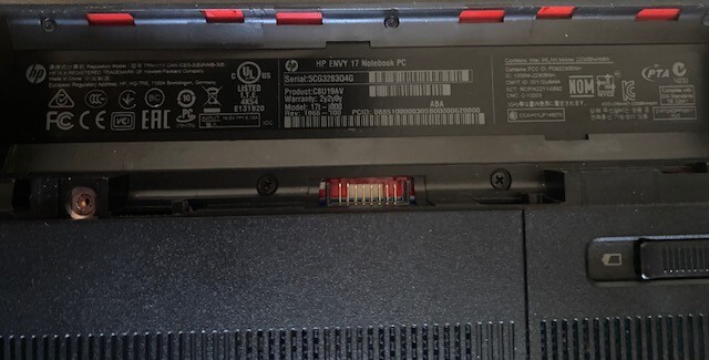 HP Envy 17 Notebook PC Intel Core i7 Laptop Only Parts Or Repair Model 17t-j000