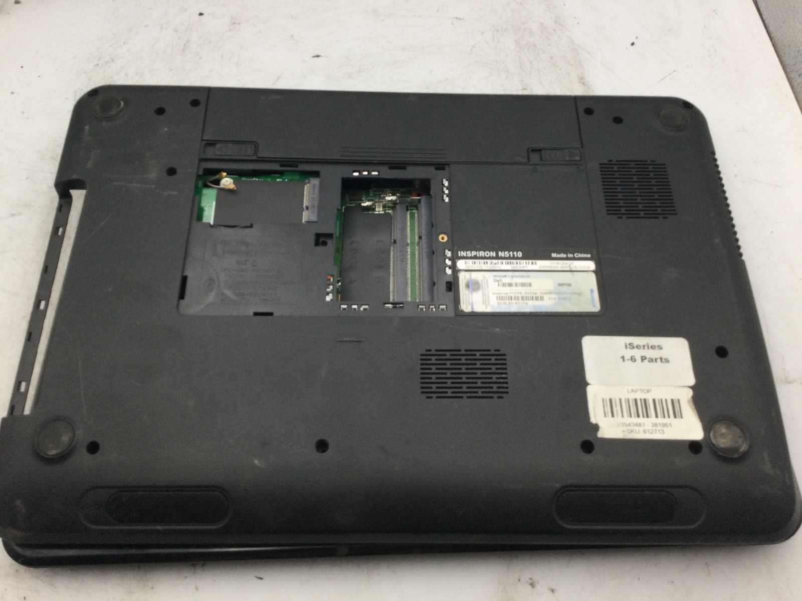 DELL INSPIRON N5110 – FOR PARTS/MISSING COMPONENTS – READ DESCRIPTION – BB