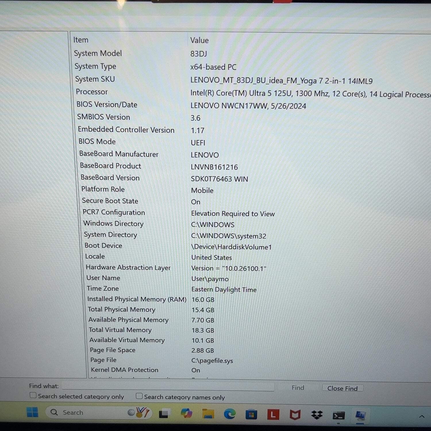 Lenovo Yoga 7 2-in-1 14″ Core Ultra 5 125U 1.3GHz 16GB RAM 512GB SSD