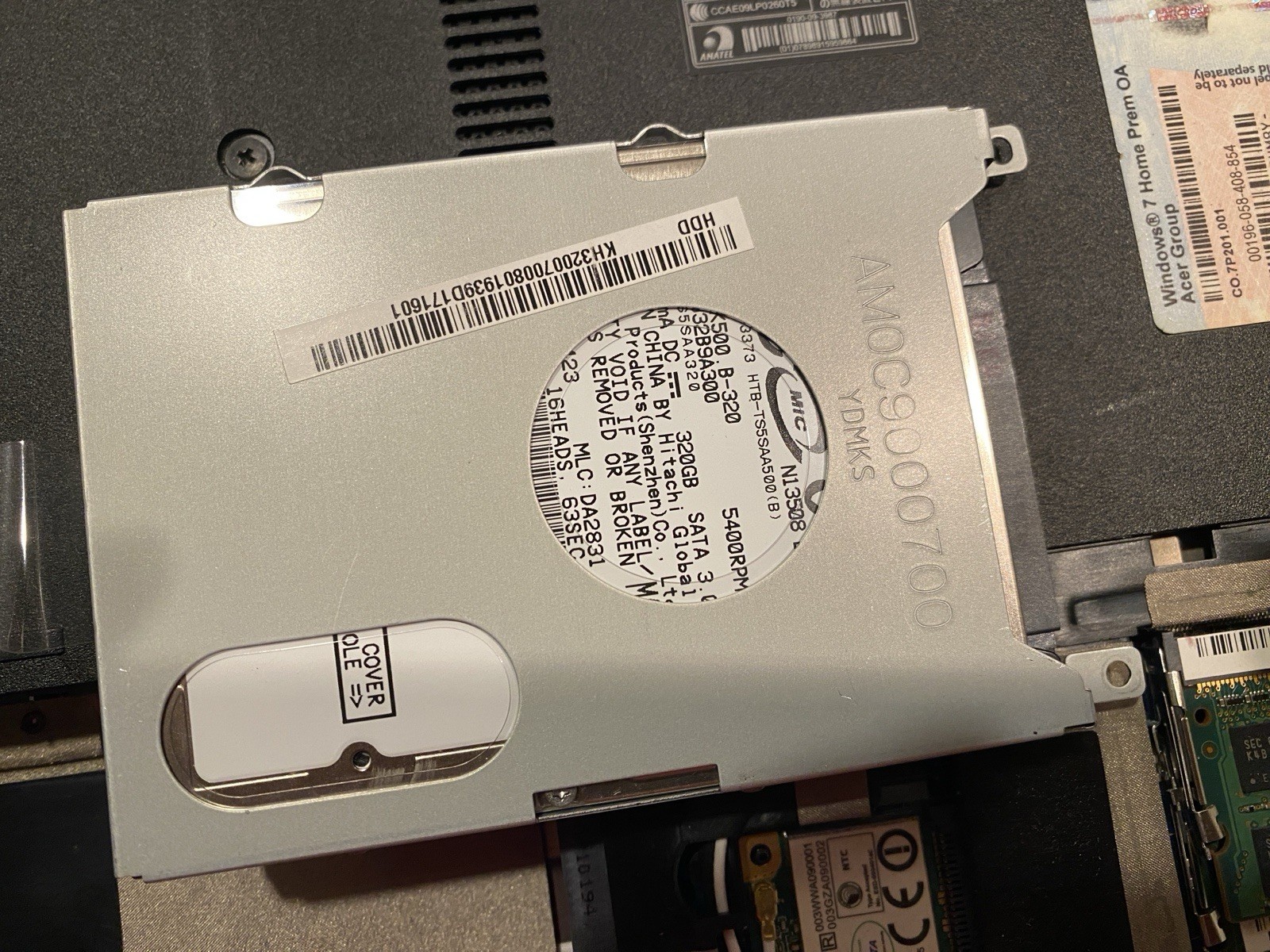 Gateway NEW95 Notebook AMD Vision Processor System Unit For Parts/Repair