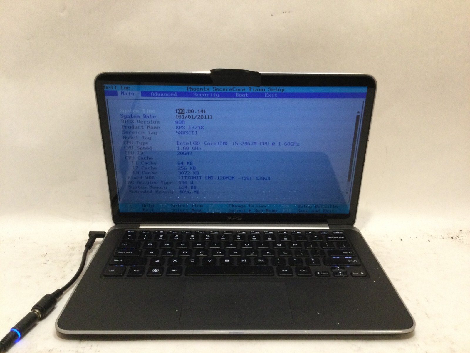 Dell XPS 13-L321X 13.3″ / Intel Core i5-2467M @ 1.60GHz / (MISSING PARTS) MR