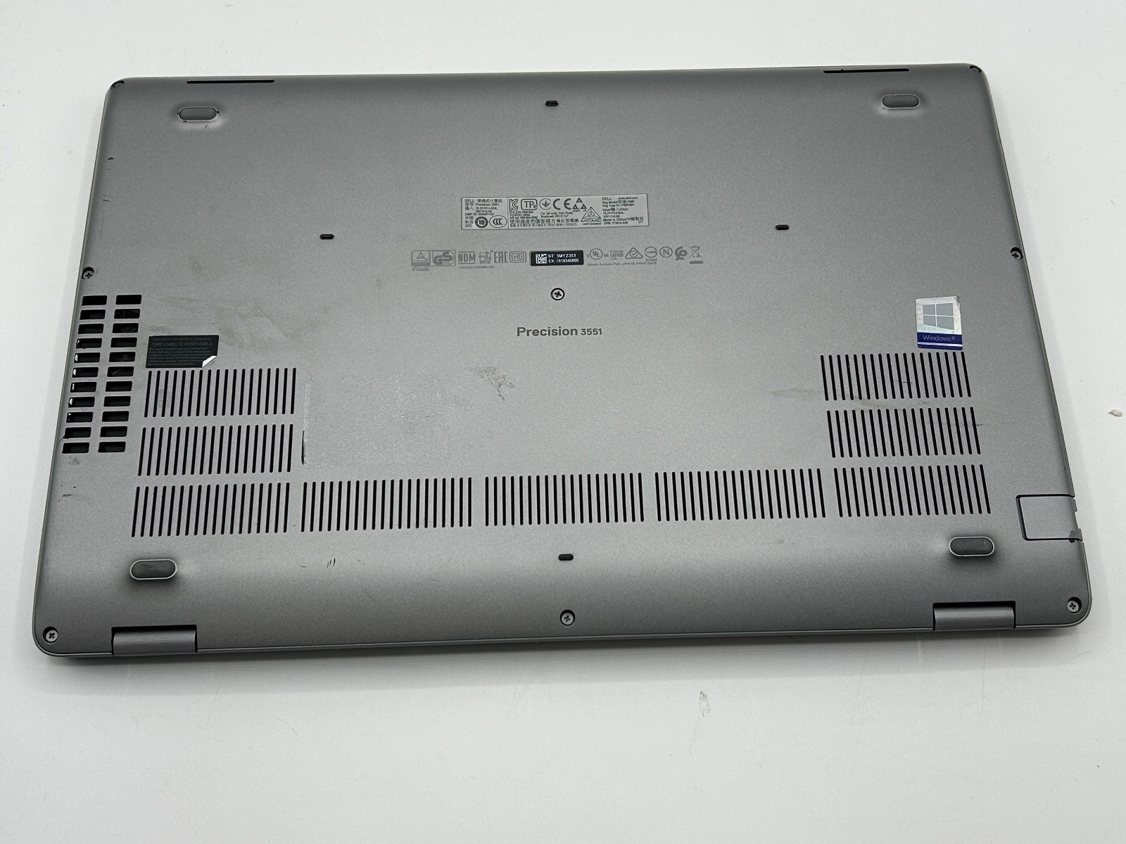 Dell Precision 3551 Laptop i5-10300H 8GB RAM 256GB SSD Win 11 Pro Tested