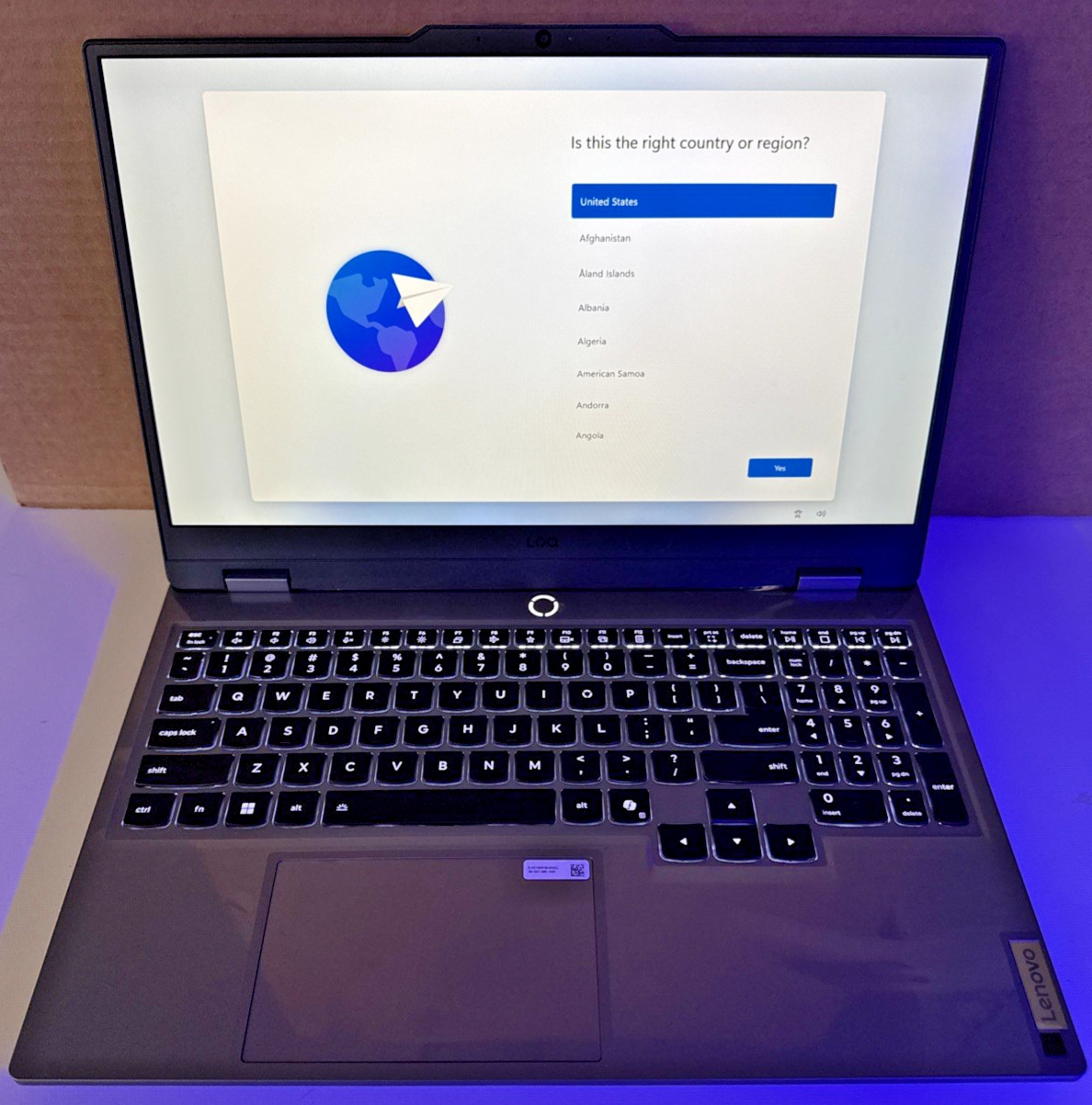 Lenovo LOQ 15.6″ Gaming Laptop Core i5-13450HX 16GB RAM NVIDIA RTX5050 512 SSD