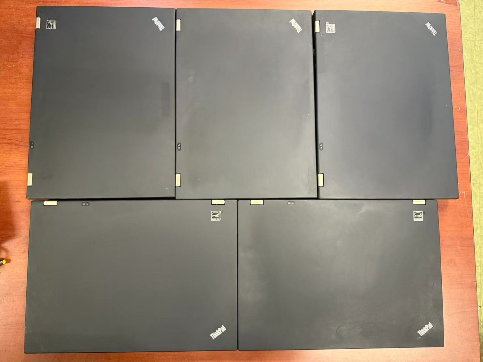 Lot of 5 Lenovo ThinkPad T410 i5‑520M 2.40GHz 4GB RAM Boots to BIOS No HDD