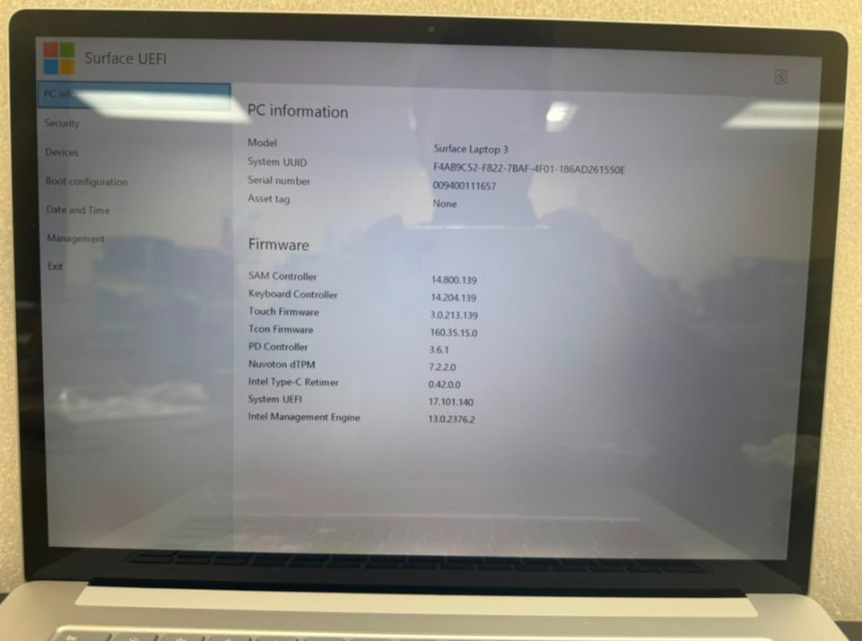 Surface Laptop 3 15in Core i7 16GB RAM 256GB SSD Windows 11 For . Read desc