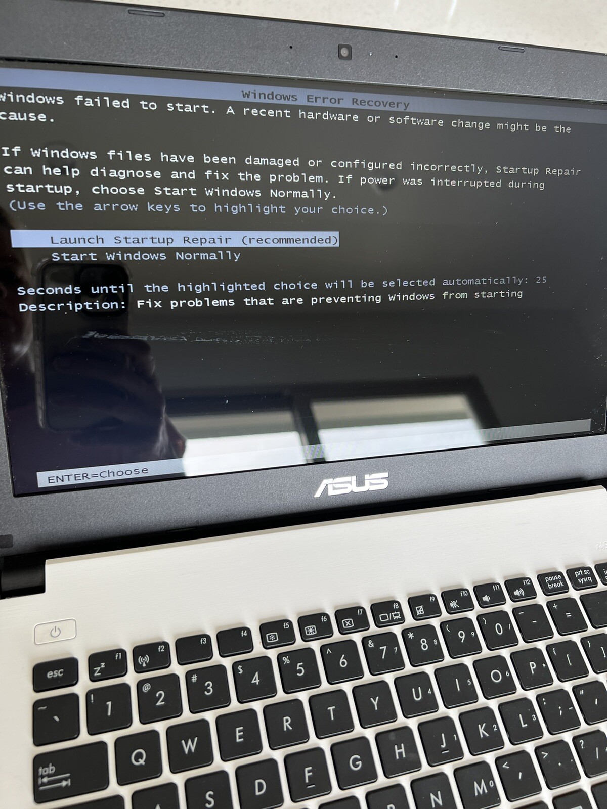 AS IS! ASUS SONICMASTER X452e 15.6″ NOTEBOOK LAPTOP – WHITE~