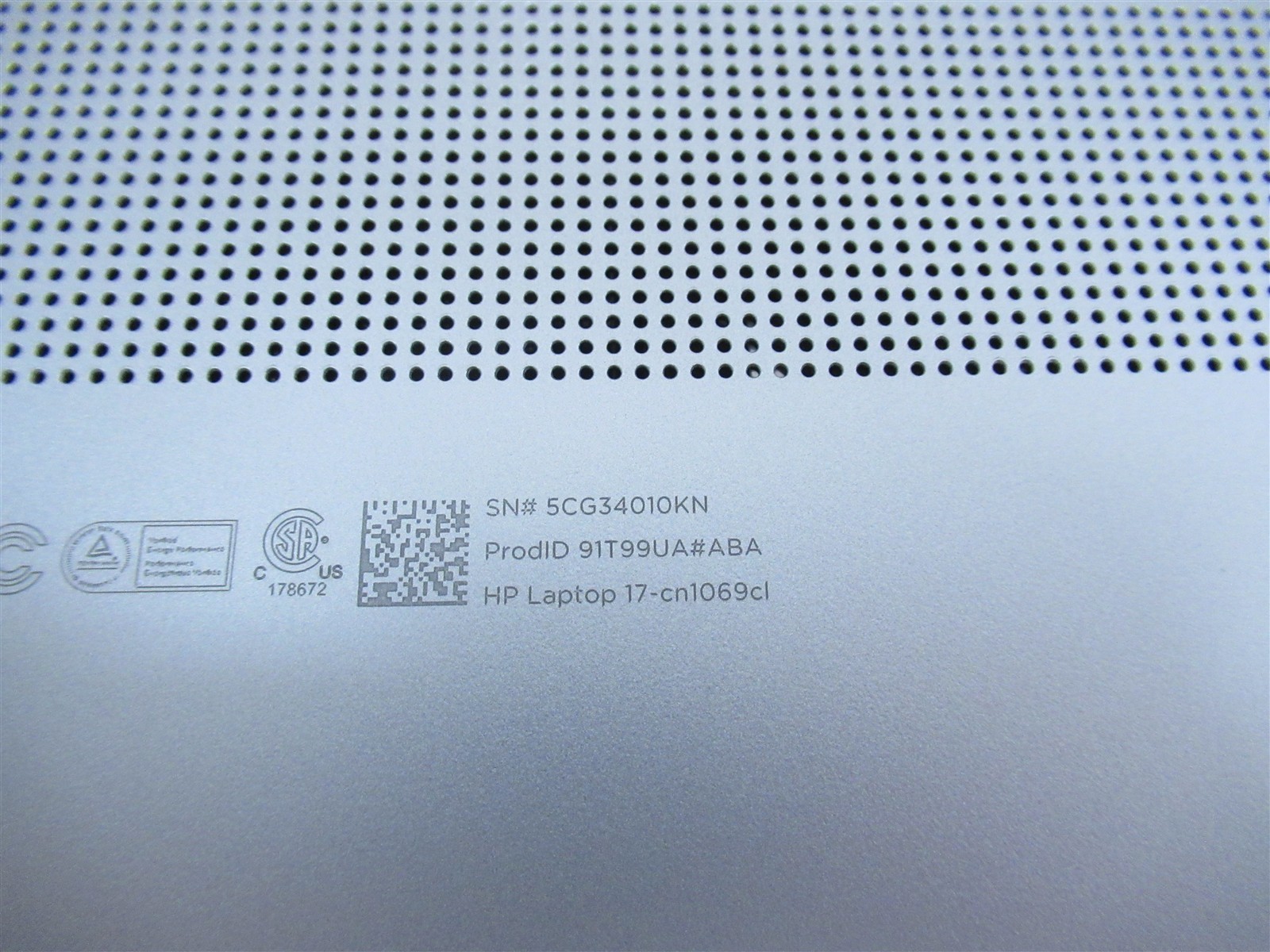 HP 17-cn1069cl 17.3″ Touchscreen 8GB/ 512GB SSD GP3131929