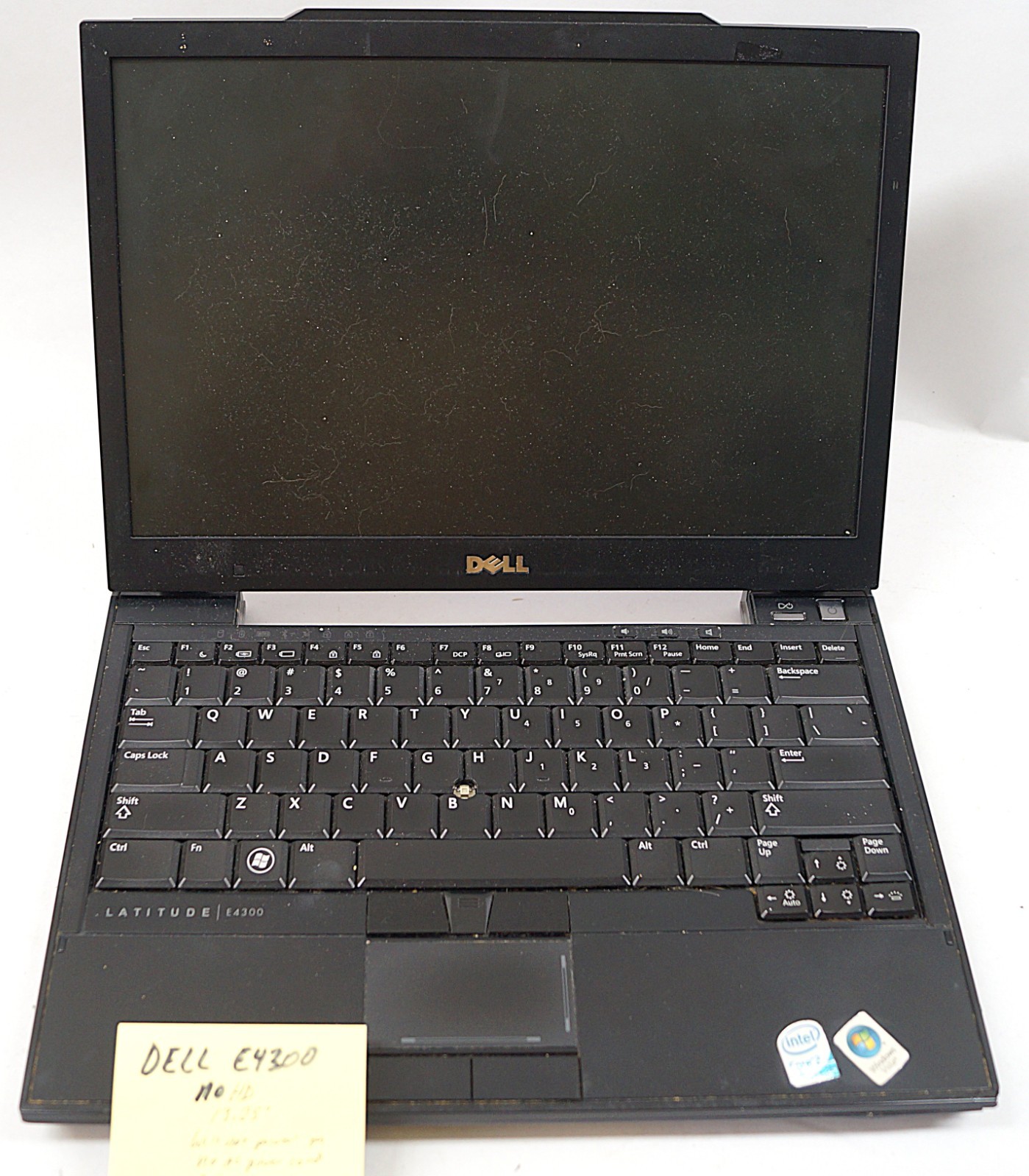 LOT (2) Dell E4300 & E4310 Latitude Laptops Will Not Power On READ PoR B142