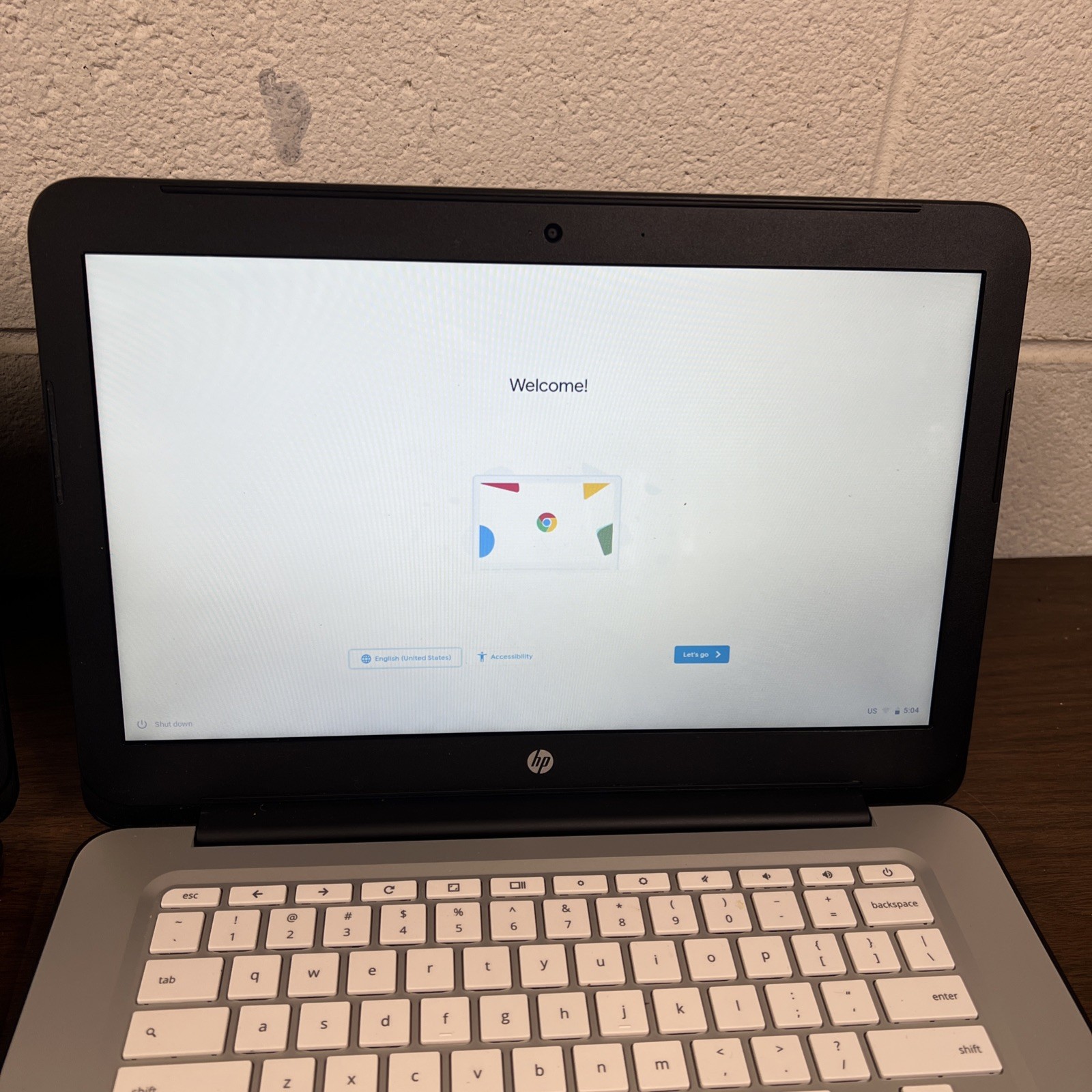 2x HP Chromebook 14 SMB 14″ Laptop Computer Celeron 4GB RAM 16GB SSD w/ Chargers