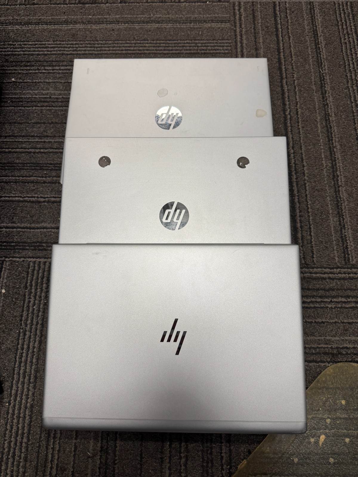 Lot of 3 HP Elitebook/Probook (Barebones – No HDD/No RAM/No Charger) Untested