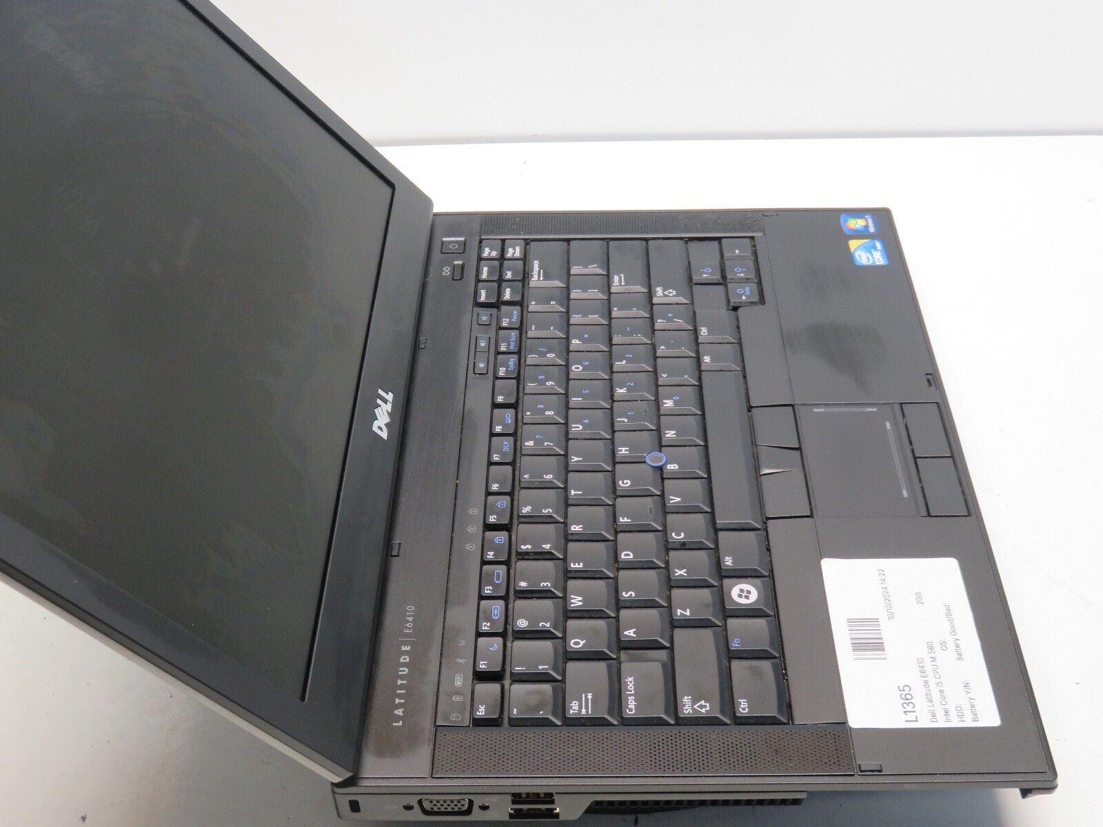Dell Latitude E6410 Intel Core i5 CPU M 560 @2.67GHz 2GB NO HDD No Batt