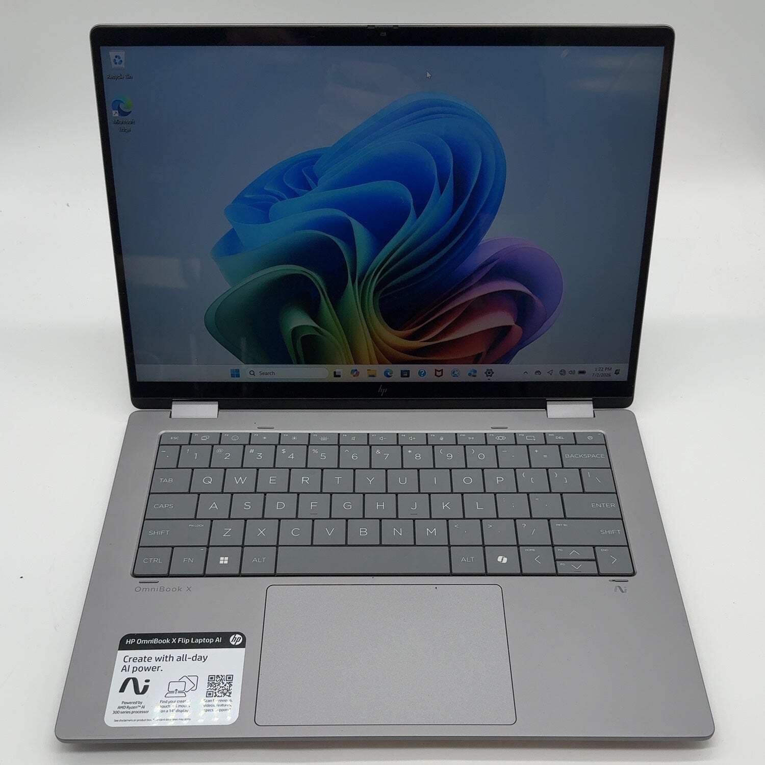 HP OmniBook X 14-FK0013DX 14″ FX-7500 Radeon R7 2.0GHz 16GB RAM 512GB SSD