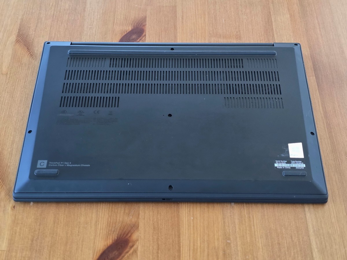 Lenovo ThinkPad P1 Gen 4 i7-11800H 16 2560×1600 16GB 512GB SSD NVIDIA RTX A2000