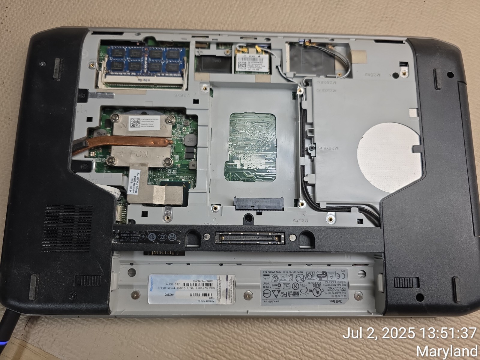 AS IS Lot of 3 Dell E5520 laptops for parts or repair