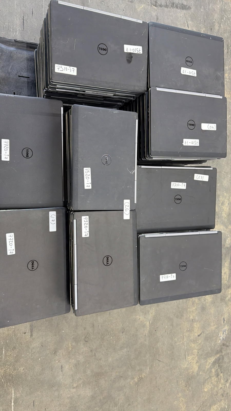 DELL PRECISION LAPTOPS MIXED MODELS 7510 7520 7710 7530 7540 LOT *PLEASE READ*