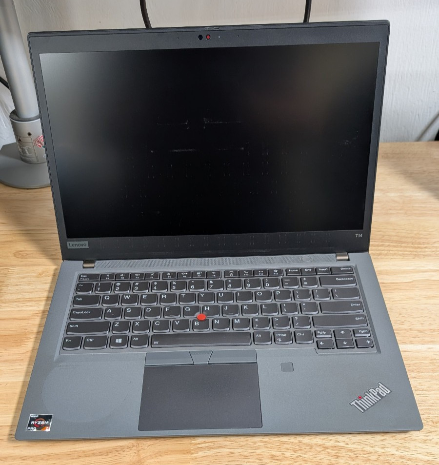 Lenovo T14 Gen2 Ryzen 7 Pro 5850U 1.9GHz 16GB RAM 512GB SSD W11P w/ Charger
