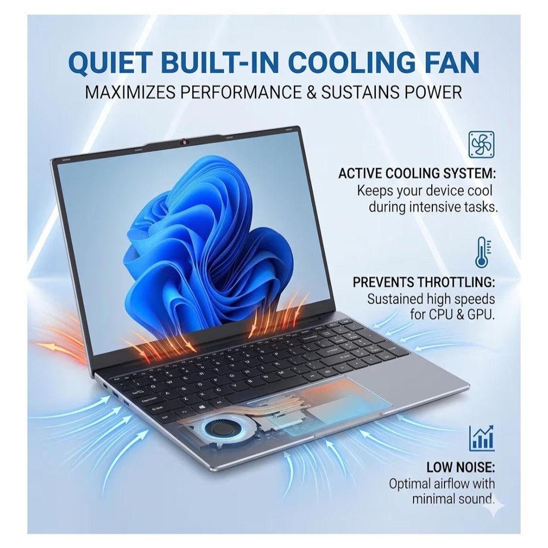 Laptop Computer 15.6 inch, Compatible with Windows 11, Core i5 Processor, Up to