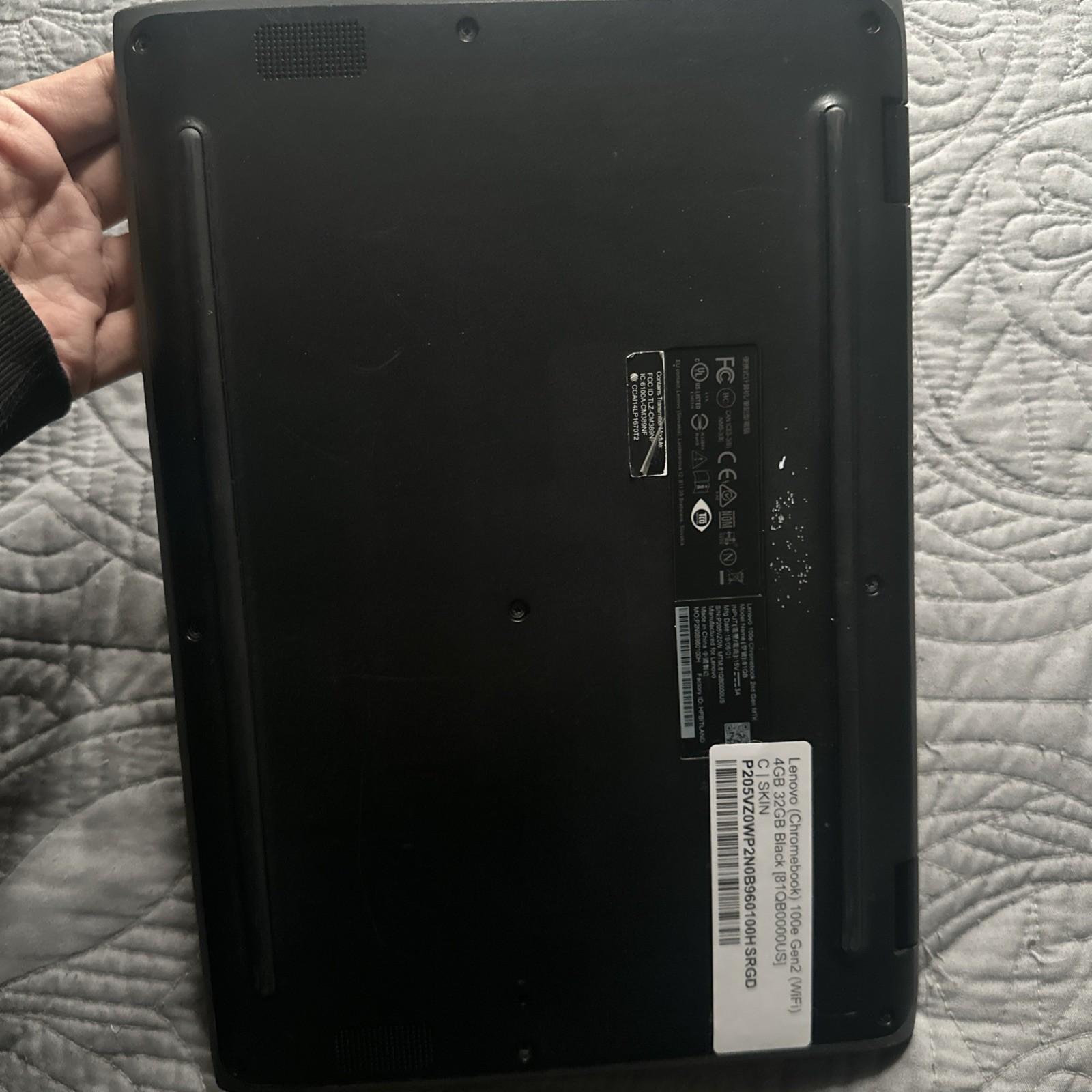 Lenovo 81QB0000US 100E Chromebook 11.6in. MTK8173C 32GB SSD