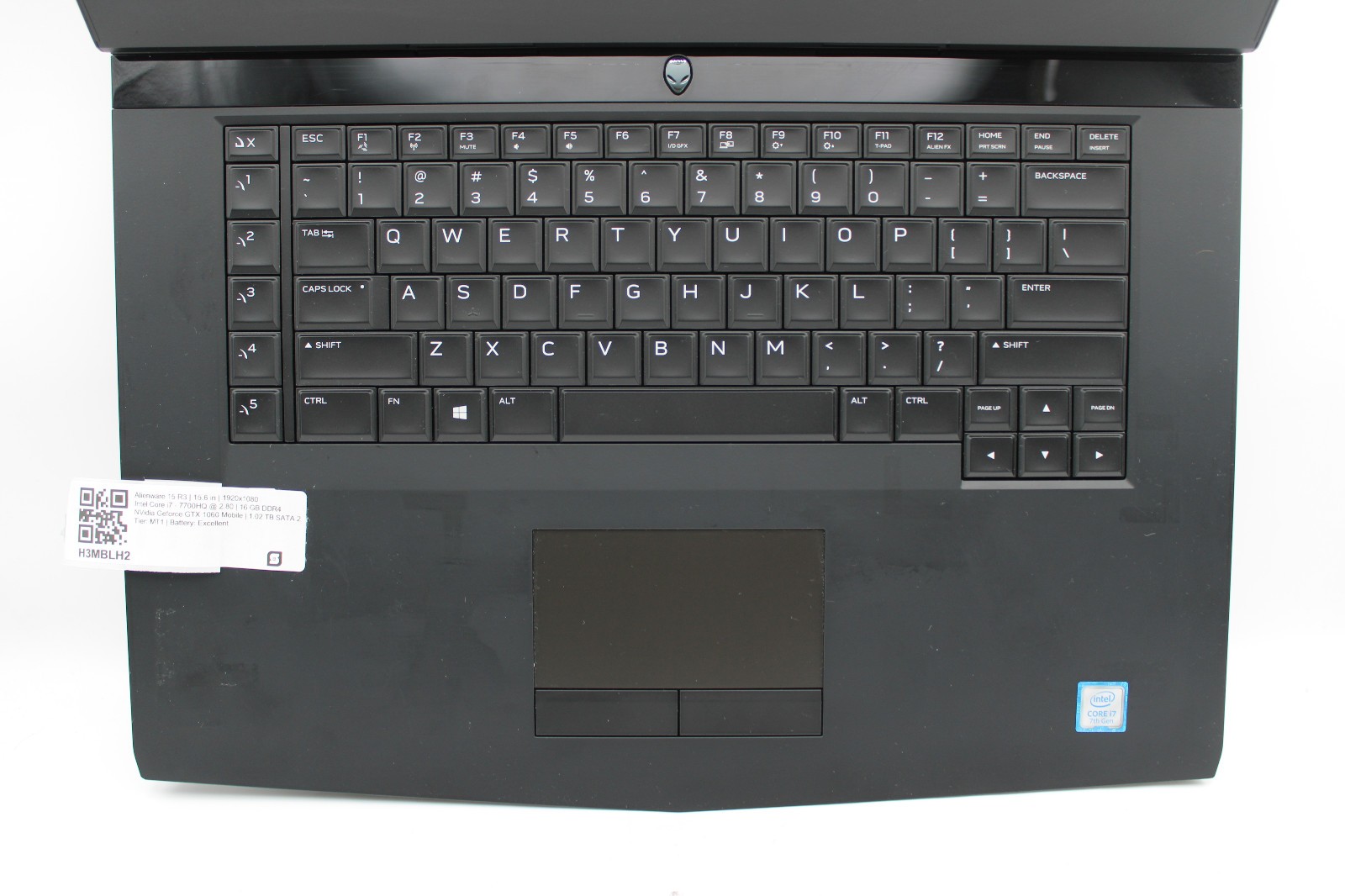 Alienware 15 R3 i7-7700HQ @ 2.8 GHz 16GB RAM 1TB SSD GTX 1060 No OS