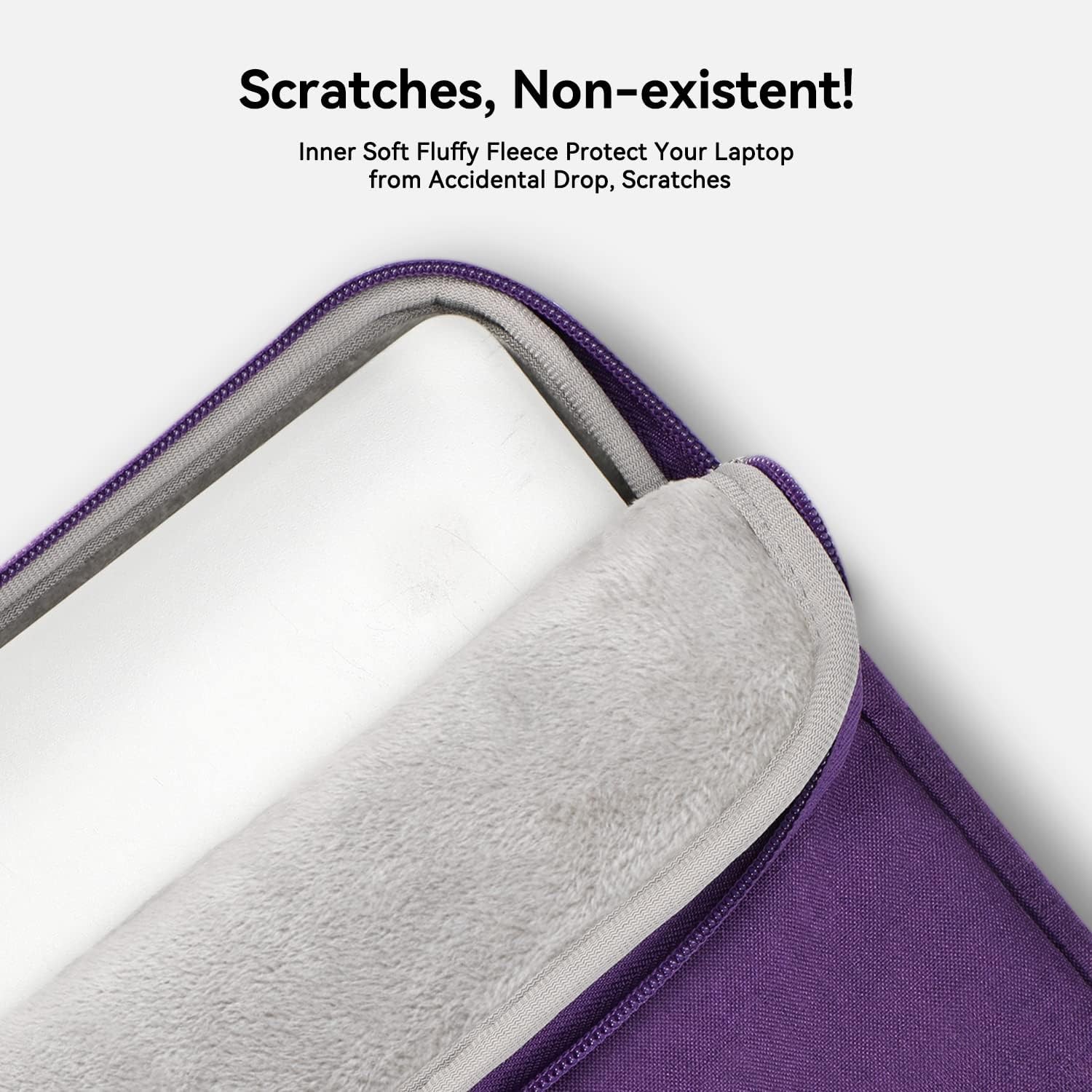 Slim Purple Laptop Sleeve Bag for 17 17.3 Inch Razer Blade Pro 17, Dell, Lenovo,