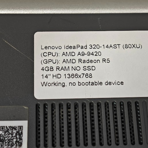 Lenovo ThinkPad A475 Laptop – AMD A12-9800B, AMD Radeon R7, 8GB RAM