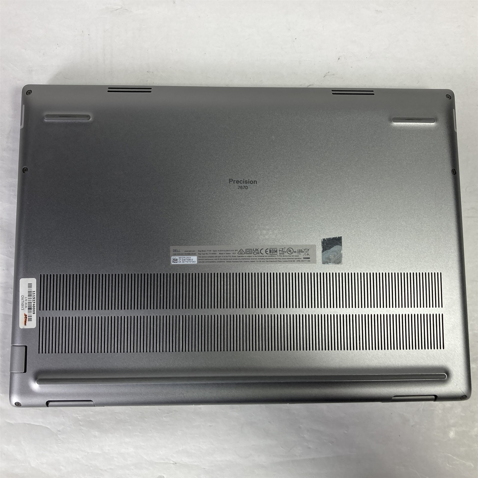 Dell Precision 7670 16″ Laptop Core i7-12850HX 2.1GHz 64GB 1TB NVMe SSD – Win 11